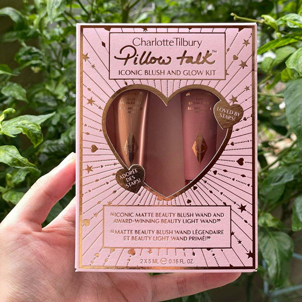Charlotte Tilbury Pillow Talk Iconic Blush and Glow Kit (Набор румяна + хайлайтер)