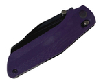 Складной нож TuoTown Sor, сталь T10S PVD, рукоять G10 purple, Titanium TC4, арт.TPW-SOR-B