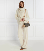 Кожаная сумка через плечо + поясная сумка Michael Kors - коричневый(32F3GJ6C8B)
