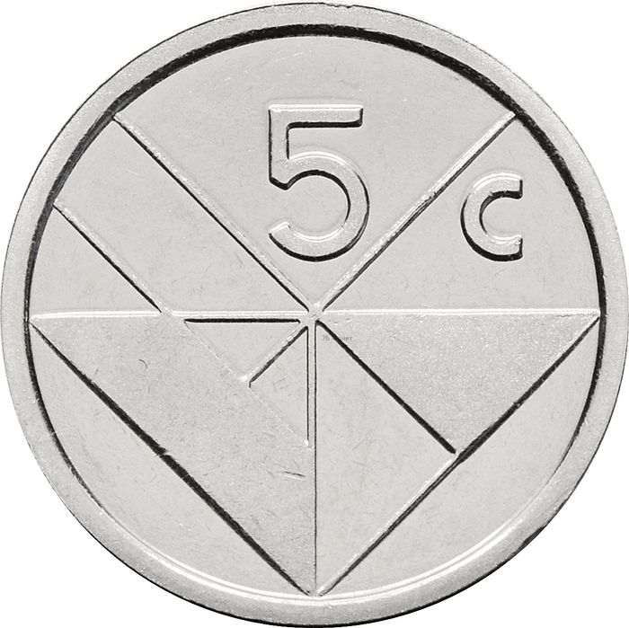 5 центов 2024 Аруба