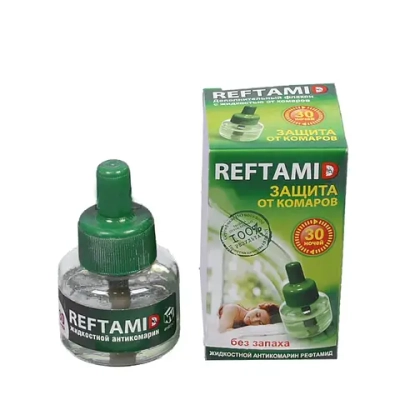 Жидкость от комаров «Рефтамид» (30 ночей, без запаха)
