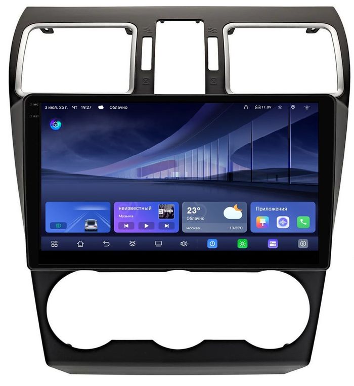Магнитола для Subaru Forester, Impreza, XV 2015-2018 - Kuberg QLed+2K, Android 14, TS105, Быстрейшая, CarPlay, SIM-слот
