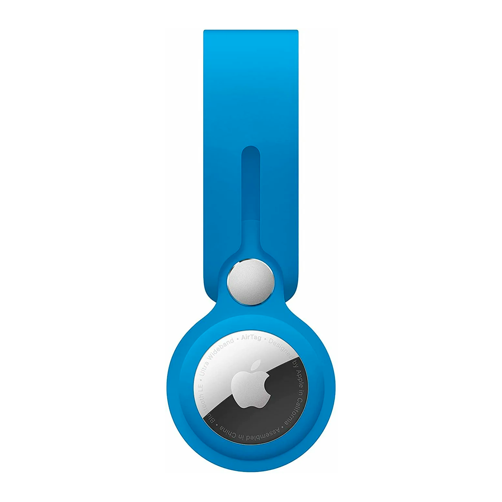 Полиуретановый брелок-подвеска Apple Loop для AirTag, Capri Blue (Капри)