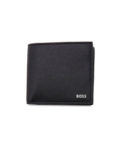 Кожаный кошелек Zair_8 cc BOSS BLACK - черный(50485600)