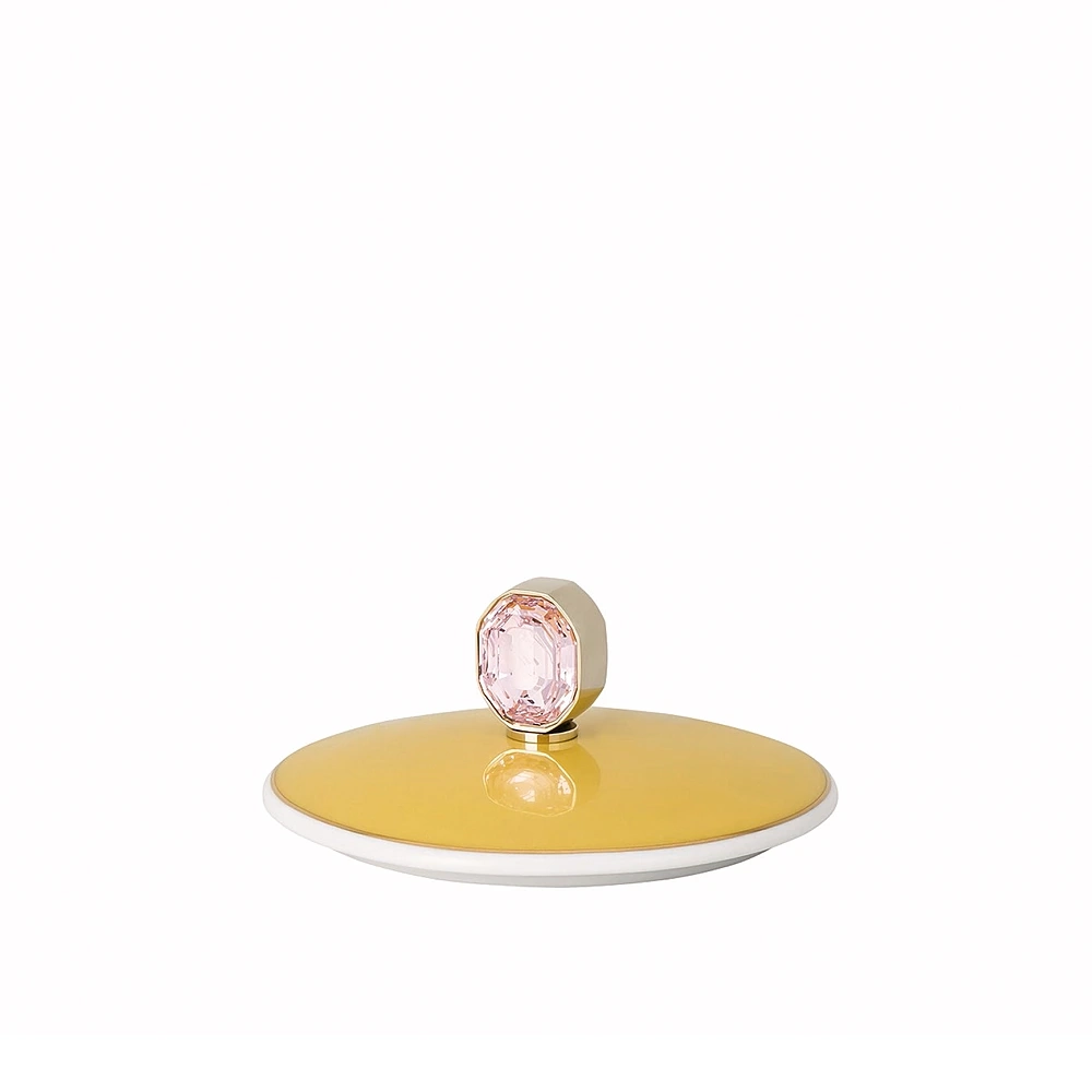 Кружка с крышкой "Rosenthal SWAROVSKI Зяблик", желтая, 390мл