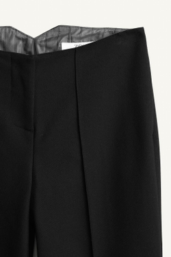 ZARA БРЮКИ С ПРЯМЫМИ ШТАНИНАМИ И ЗАЩИПАМИ — LIMITED EDITION, АНТРАЦИТОВО-СЕРЫЙ
