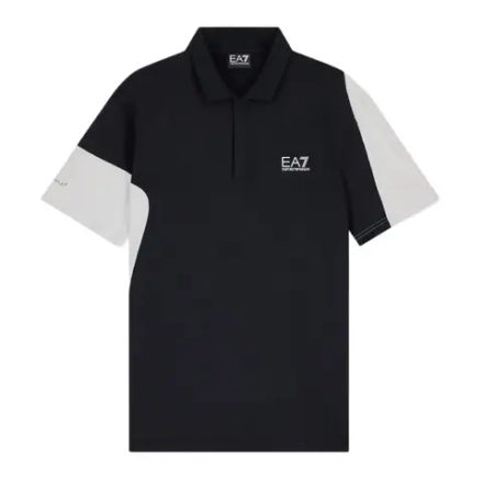 Теннисное поло EA7 Man Jersey - black