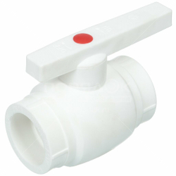 Кран шаровой PP-R d20 Белый ( упак. 3шт. ) VALFEX 10144020