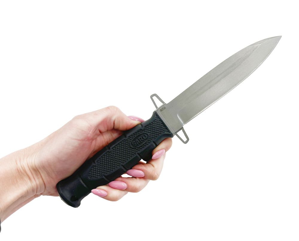Нож тактический Стрим, AUS-6, ножны ABS, Saro