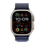 Умные часы Apple Watch Ultra 2 (2024) GPS + Cellular, 49mm, Natural Titanium Case with Navy Alpine Loop M, (Темно-синий)