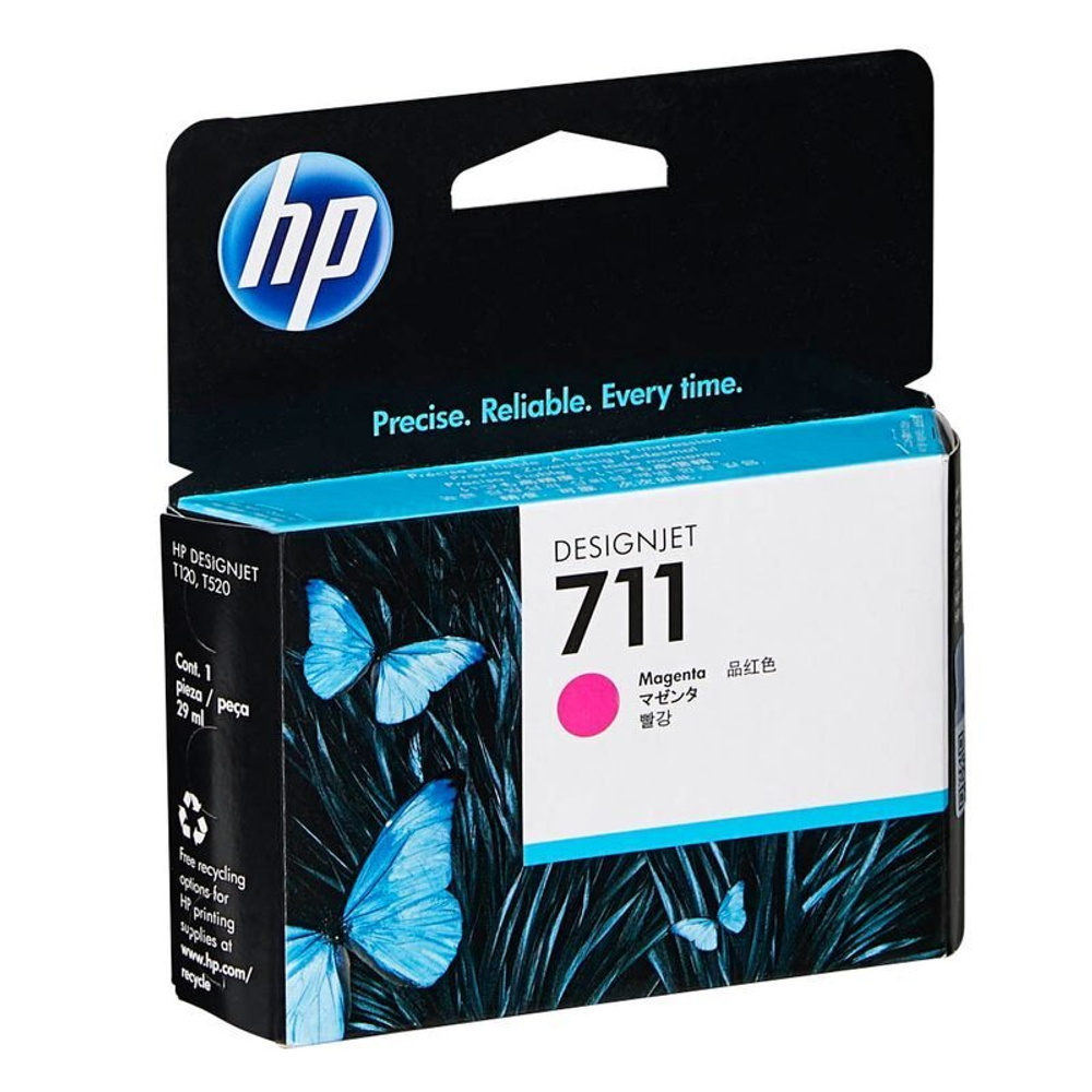 Картридж HP 711 (CZ131A) для DesignJet T120/T125/T130/T520/T525 пурпурный (29 мл)