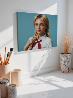 Картина на стену 40 X 50 Девочка пионерка