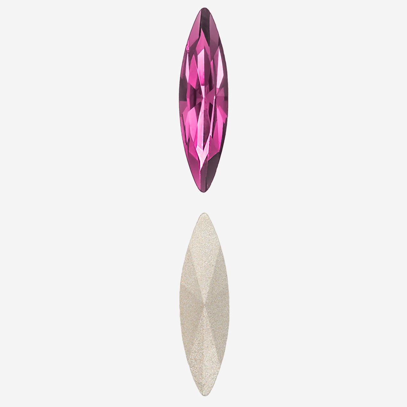 Кристалл Маркиз (Marquise Fancy Stone), оттенок "Фуксия"/"Fuchsia", 15*4мм