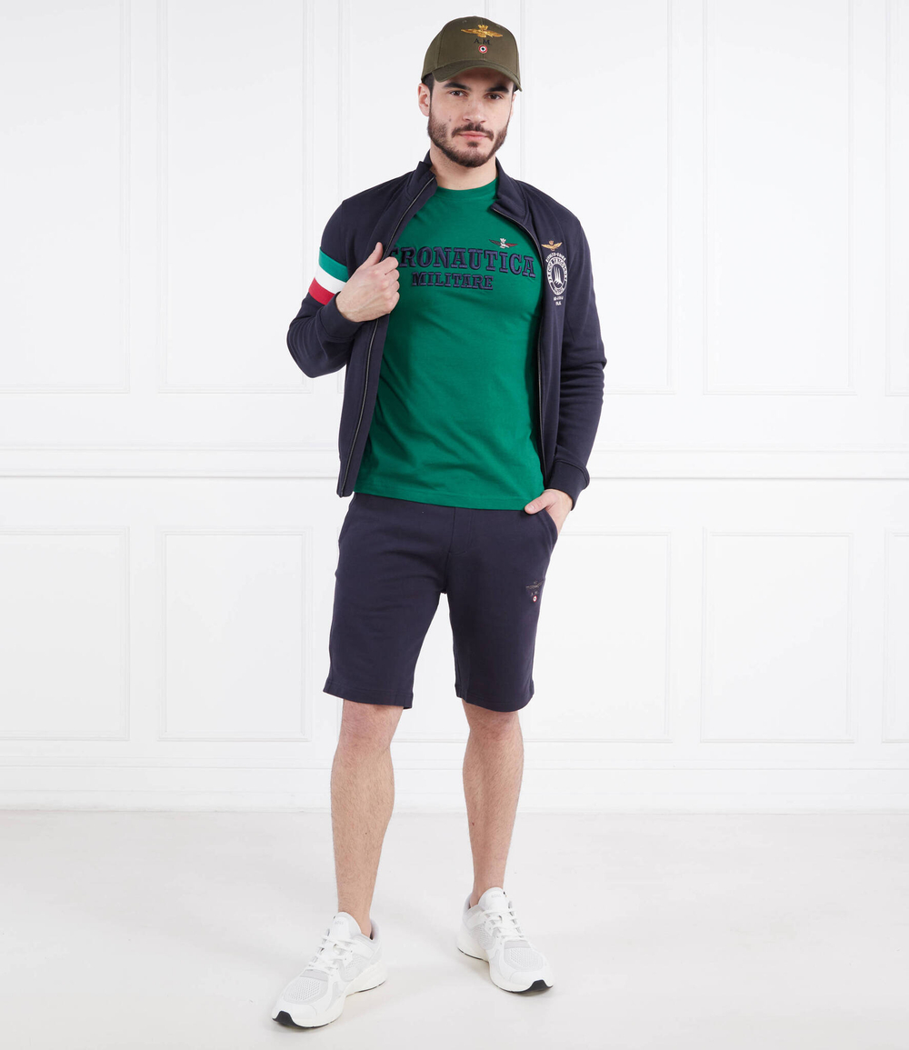 Футболка Aeronautica Militare - зеленый(TS2077J538)