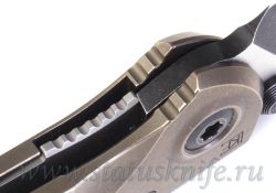 Нож CKF Sokosha Duotone  (A.Marfione, А.Малышев, М390, титан, карбон, циркути, цирконий)фотография - 8