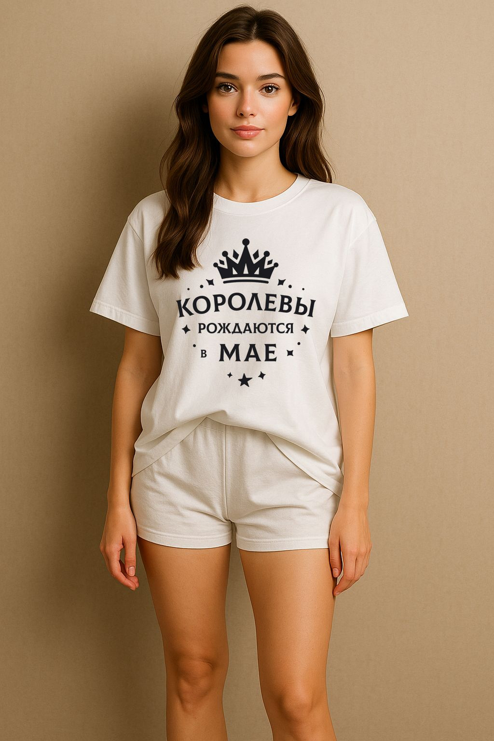Подарочная футболка Королевы рождаются в ноябре