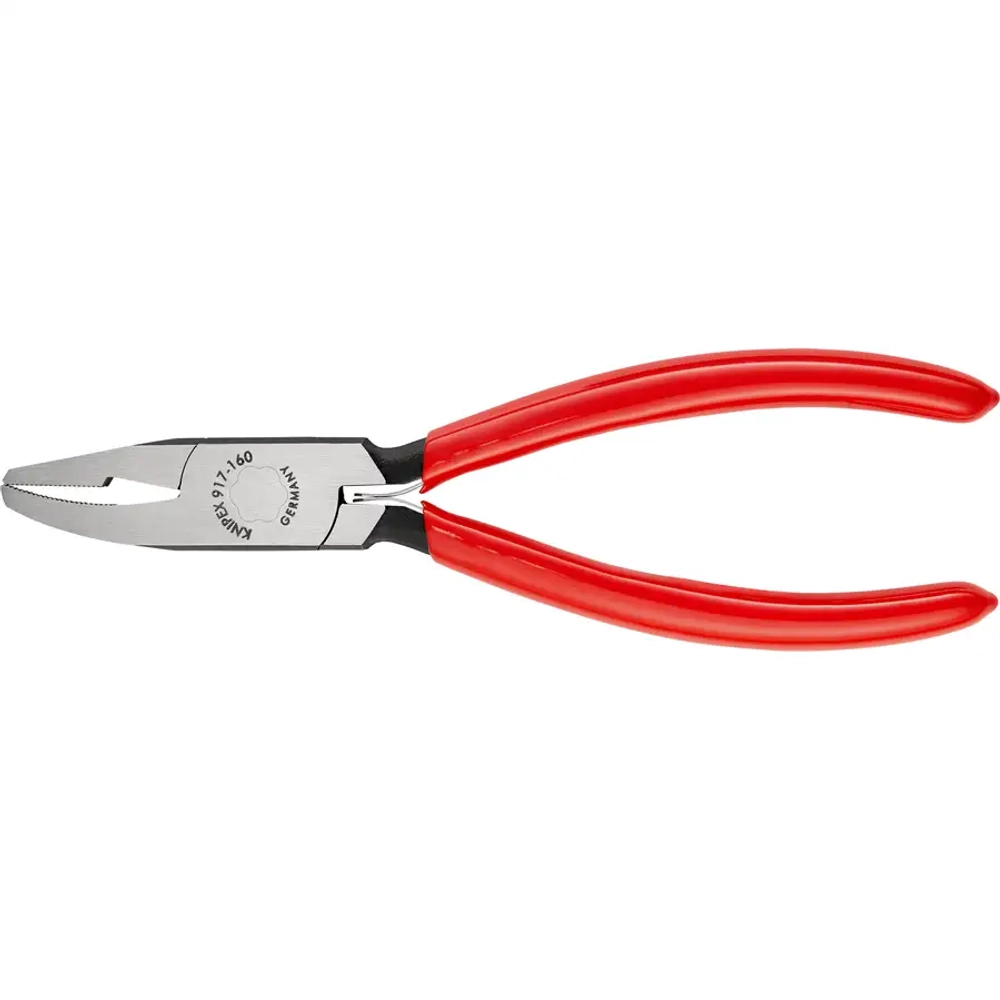 Плоскогубцы для отламывания стеклянных полосок черненые 160 мм Knipex 91 71 160