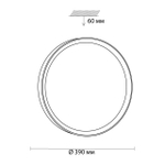 3019/DL TAN SN 175 Светильник пластик/под дер. LED 48Вт 3000-6500 D390 IP43 пульт ДУ/ LampSmart WOODI