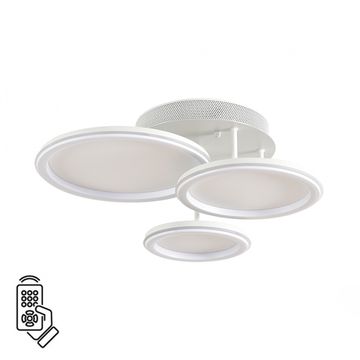 Умная люстра потолочная с ПДУ и голосовым управлением LED 60W 3000-6500К 8380/60CL белый Lumion Alis Smart Lumion