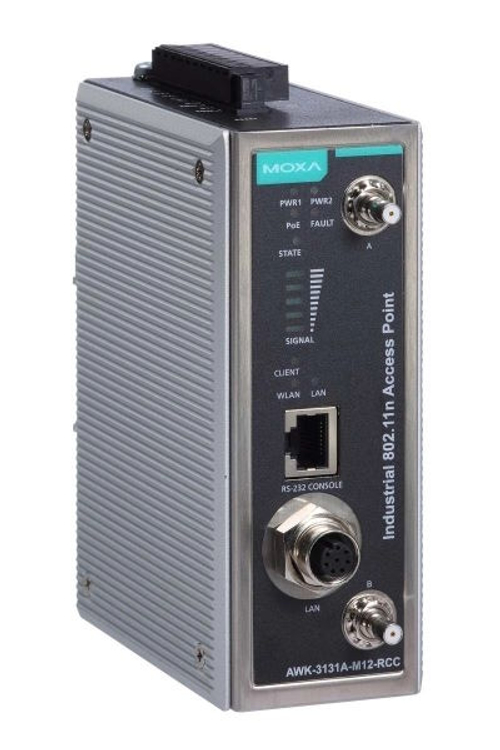 Точка доступа MOXA AWK-3131A-M12-RCC-EU-CT-T