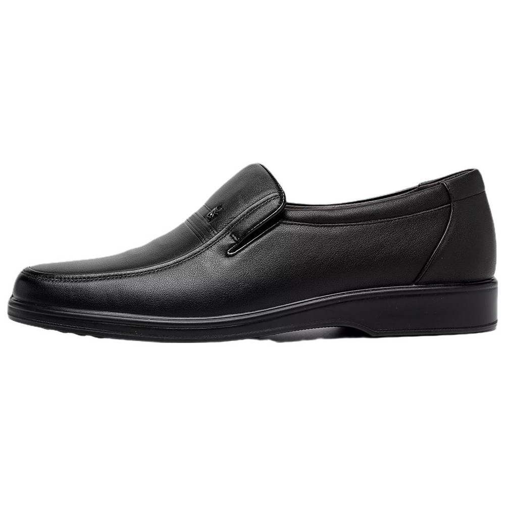 Spider King Cow Leather Casual Shoes Men"s Black