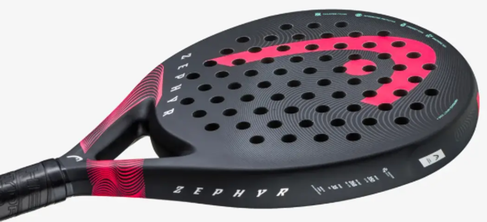 Ракетка для падел Zephyr Pro черный красный Head