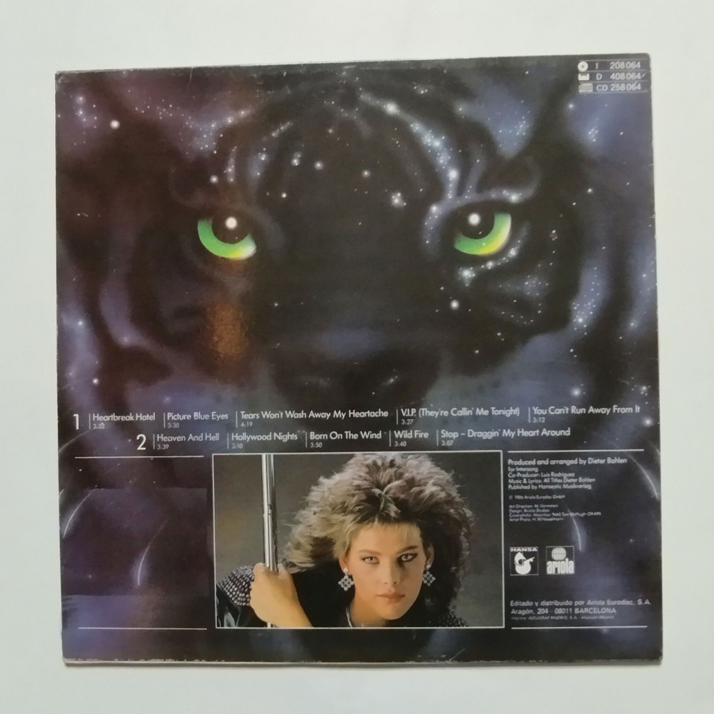 Винтажная виниловая пластинка LP C.C. Catch Welcome To The Heartbreak Hotel (Spain 1986)