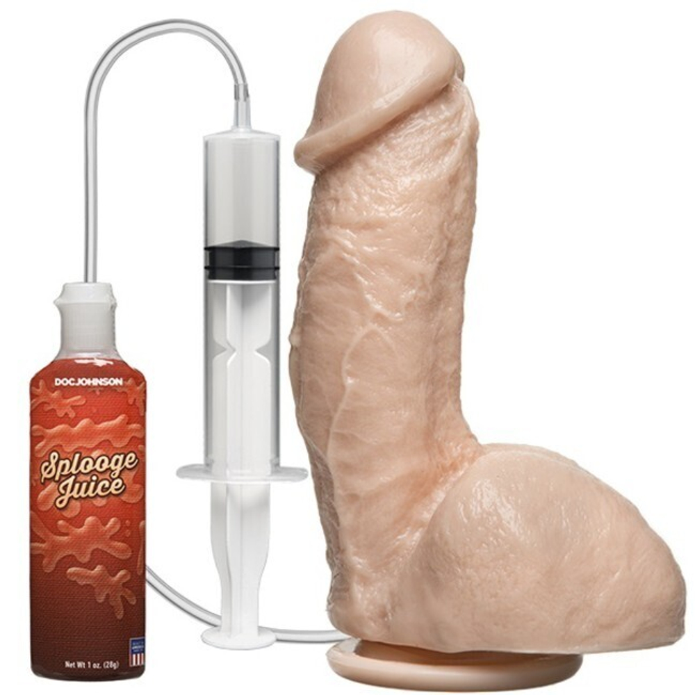 Фаллоимитатор с семяизвержением Squirting Realistic Cock (Цвет: телесный)