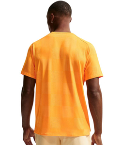 Мужская теннисная футболка Nike Court Advantage Dri-Fit - laser orange/black