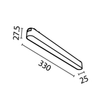 Магнитный трековый светильник Maytoni Basis TR080-1-18W3K-B