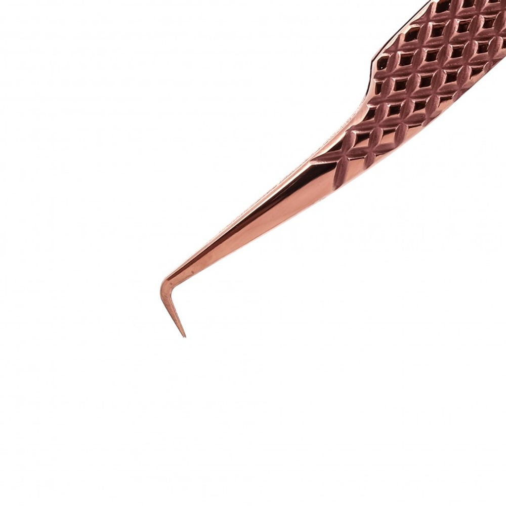 Пинцет L-90 Diamond Rose Gold Be Happy