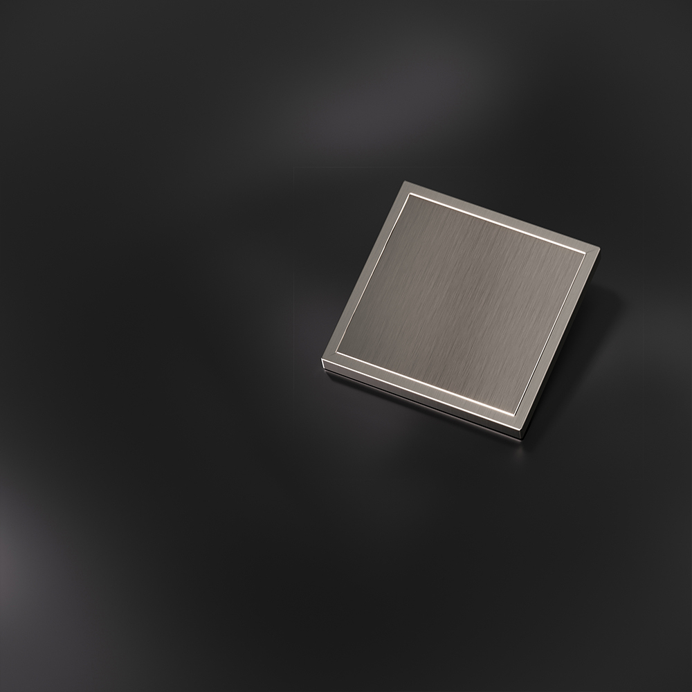 Клавиша для выключателя/переключателя одноклавишного, (никель) Voltum S70 Metal VLSM000111
