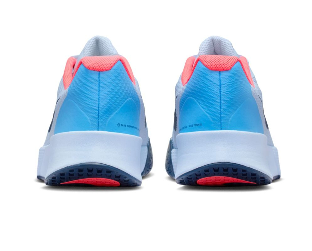 Мужские кроссовки теннисные Nike Vapor Lite 3 - hydrogen blue/midnight navy/hot lava