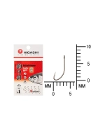 Крючок одинарный Akitakitsune ringed #1 White UV