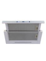 Кухонная вытяжка MACBI B-MTA-G60GW WHITE 1200м3/ч Белая, Жесты+Wi-Fi, авто выдвижная