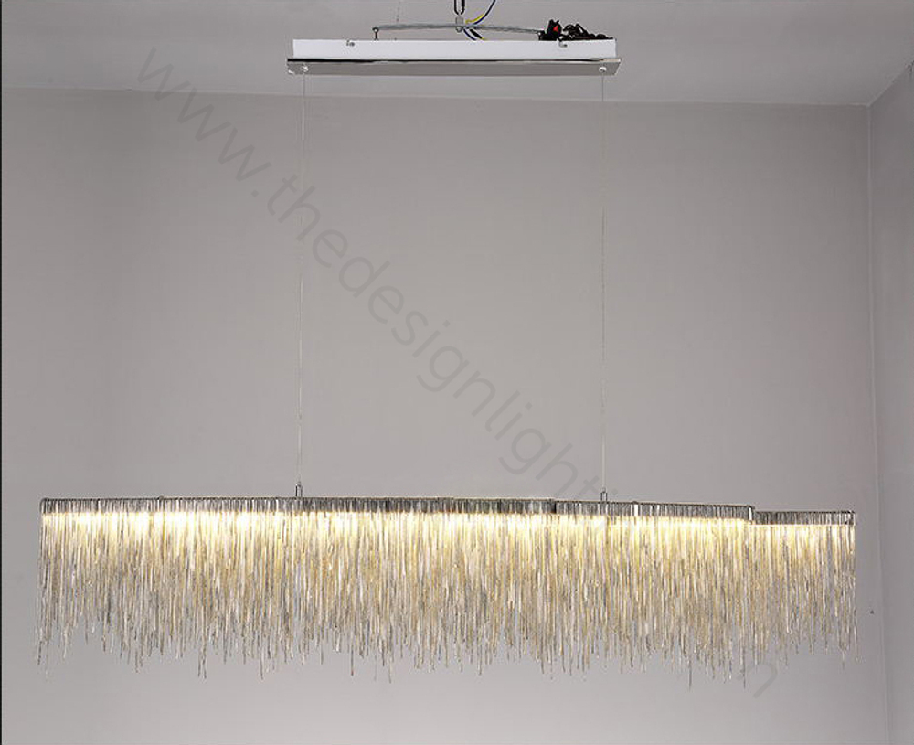 Pendant design lamp Waterfall  L150 (Rose gold)