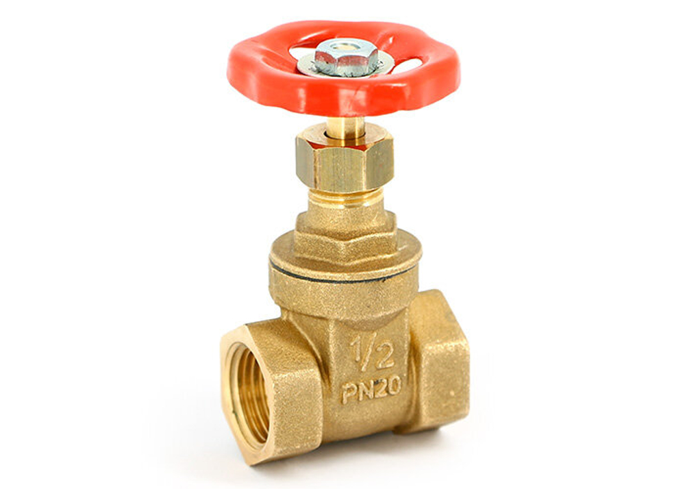 Задвижка  1/2" латунь PN16 FERRO