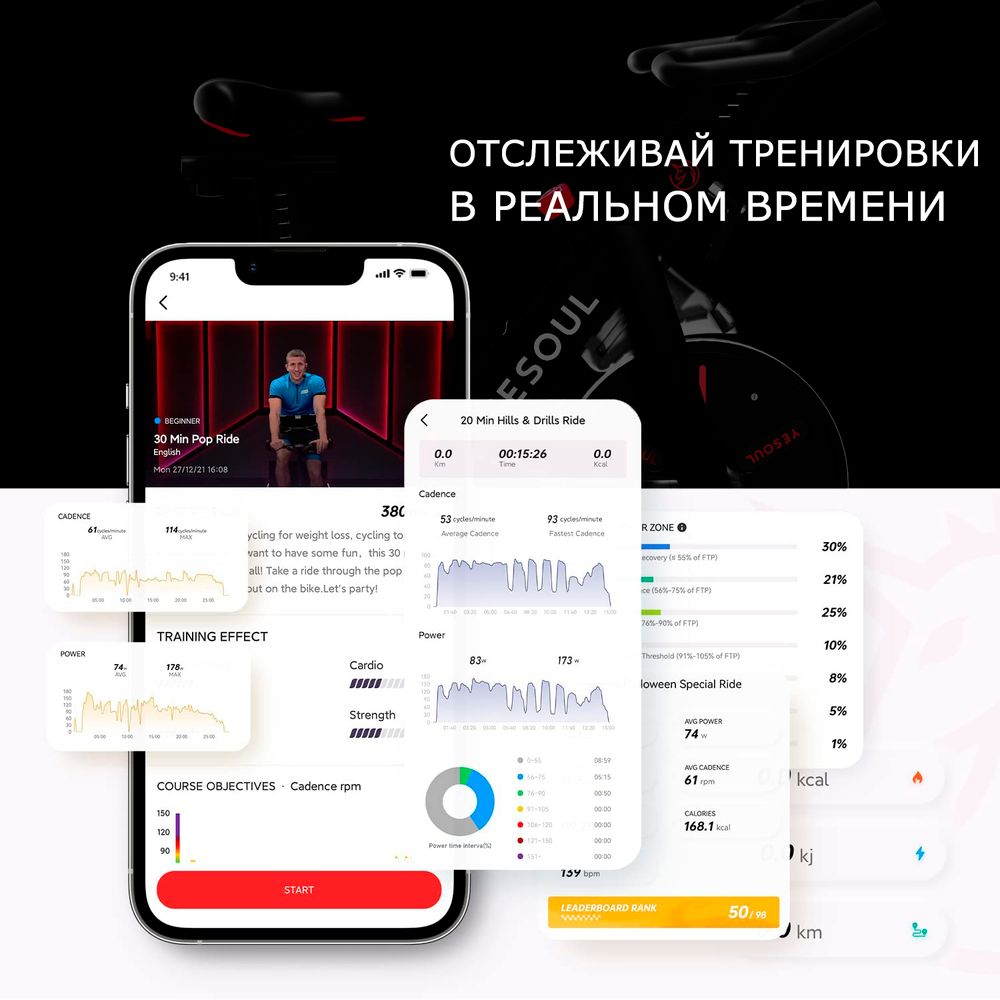Велотренажер Xiaomi Yesoul BS3-W PRO