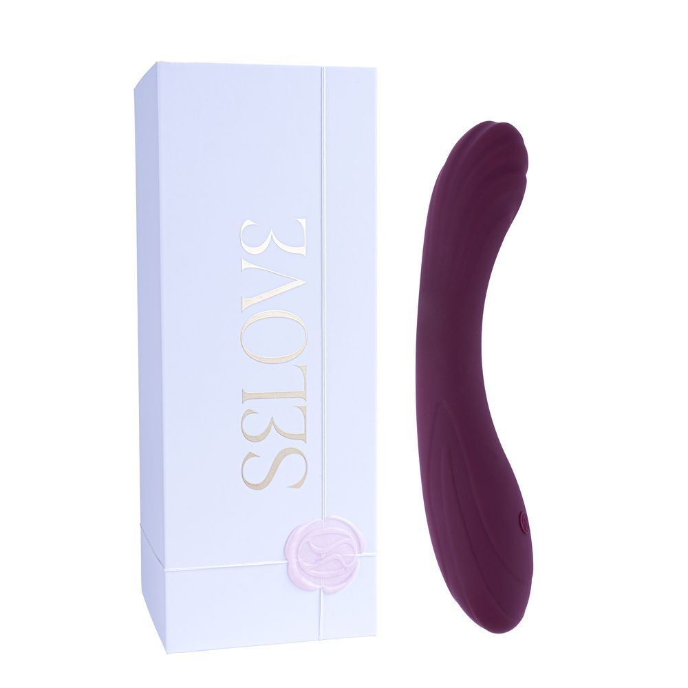 Фиолетовый вибратор Selove CurveRush для симуляции точки G - 20,3 см. (Цвет: фиолетовый)