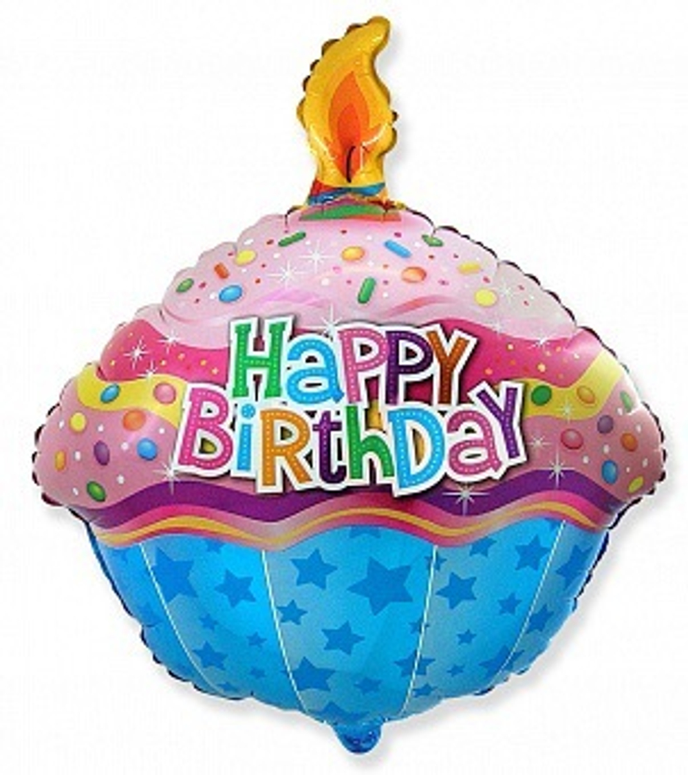 Кекс пирожное happy birthday