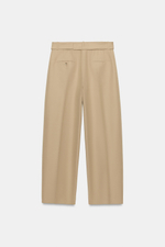 БРЮКИ С ЗАЩИПАМИ И ПОЯСОМ — ZW COLLECTION — ZARA