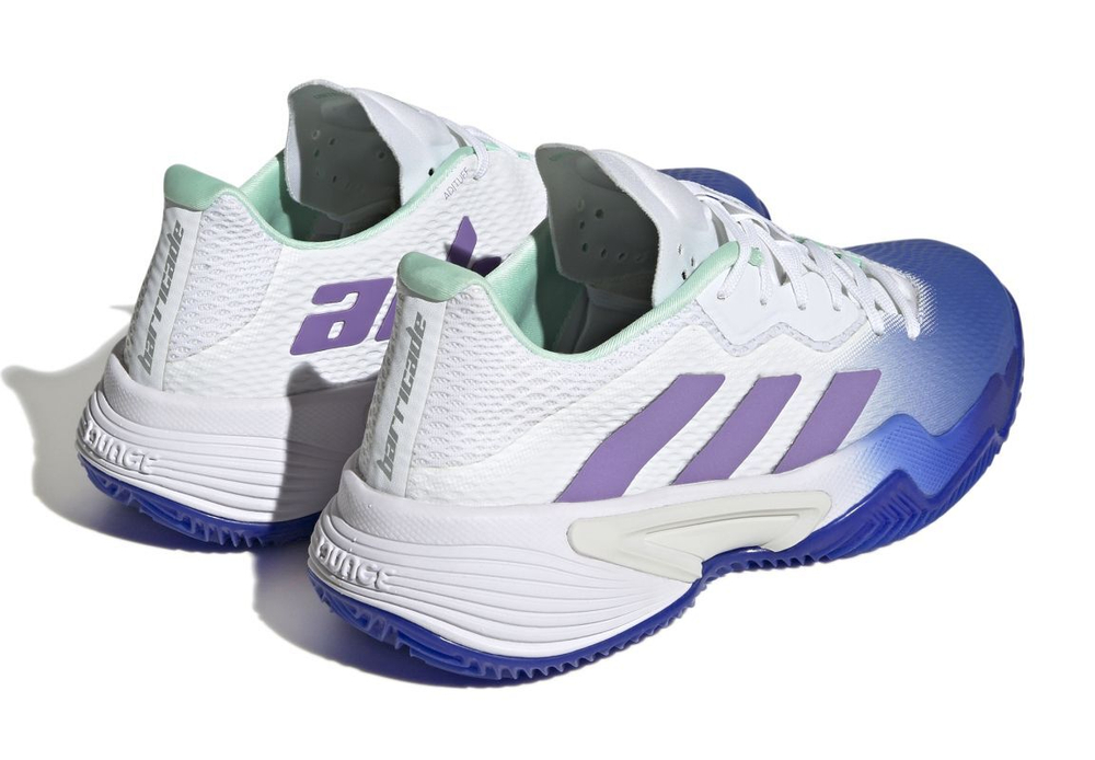 Женские Кроссовки теннисные Adidas Barricade W Clay - lucid blue/violet fusion/pulse mint