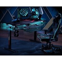 Стол для для компьютера c электрической регулировкой по высоте и RGB-подсветкой EUREKA ERK-EGD-S62B (ERK-EGD-S62B-V1)