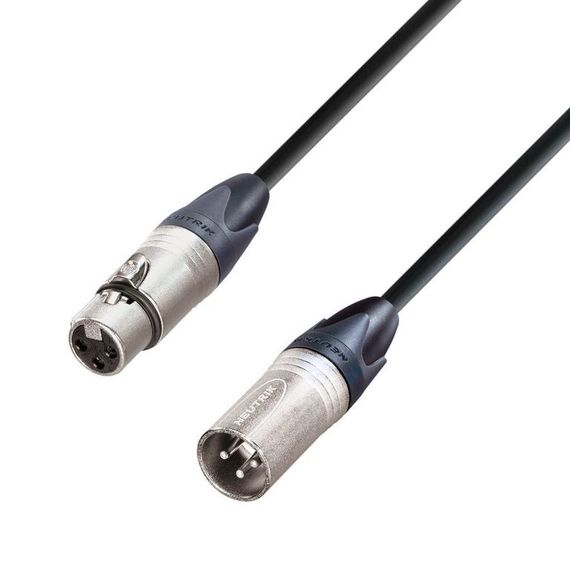 Adam Hall K5 DMF 0500 - кабель AES/EBU, 110 Ом, цифровой, Neutrik XLR (M) - XLR (F), 0.22 мм2, 5 м
