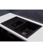 Кухонная мойка Kuppersberg MODENA 1,5B1D BLACK фото 2