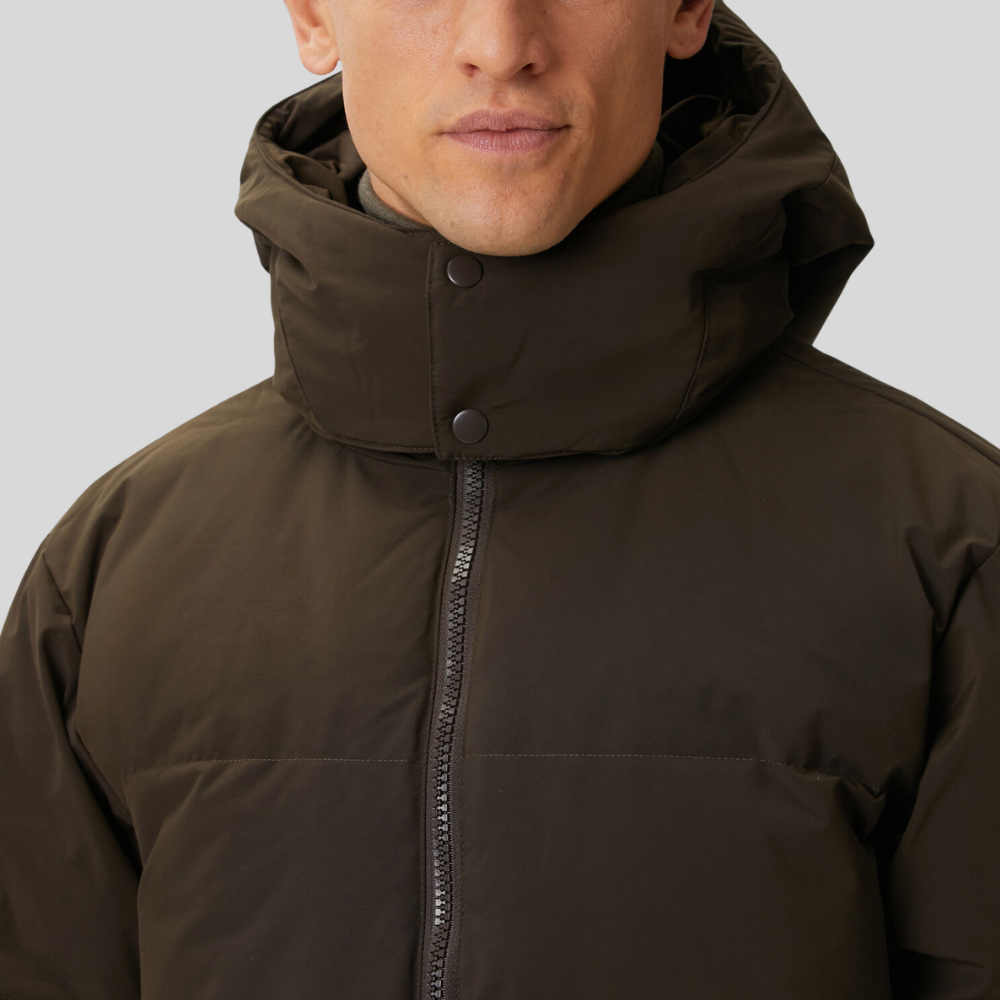 Парка Alpha Industries Hamilton Relaxed Fit Puffer Hickory (Коричневый)