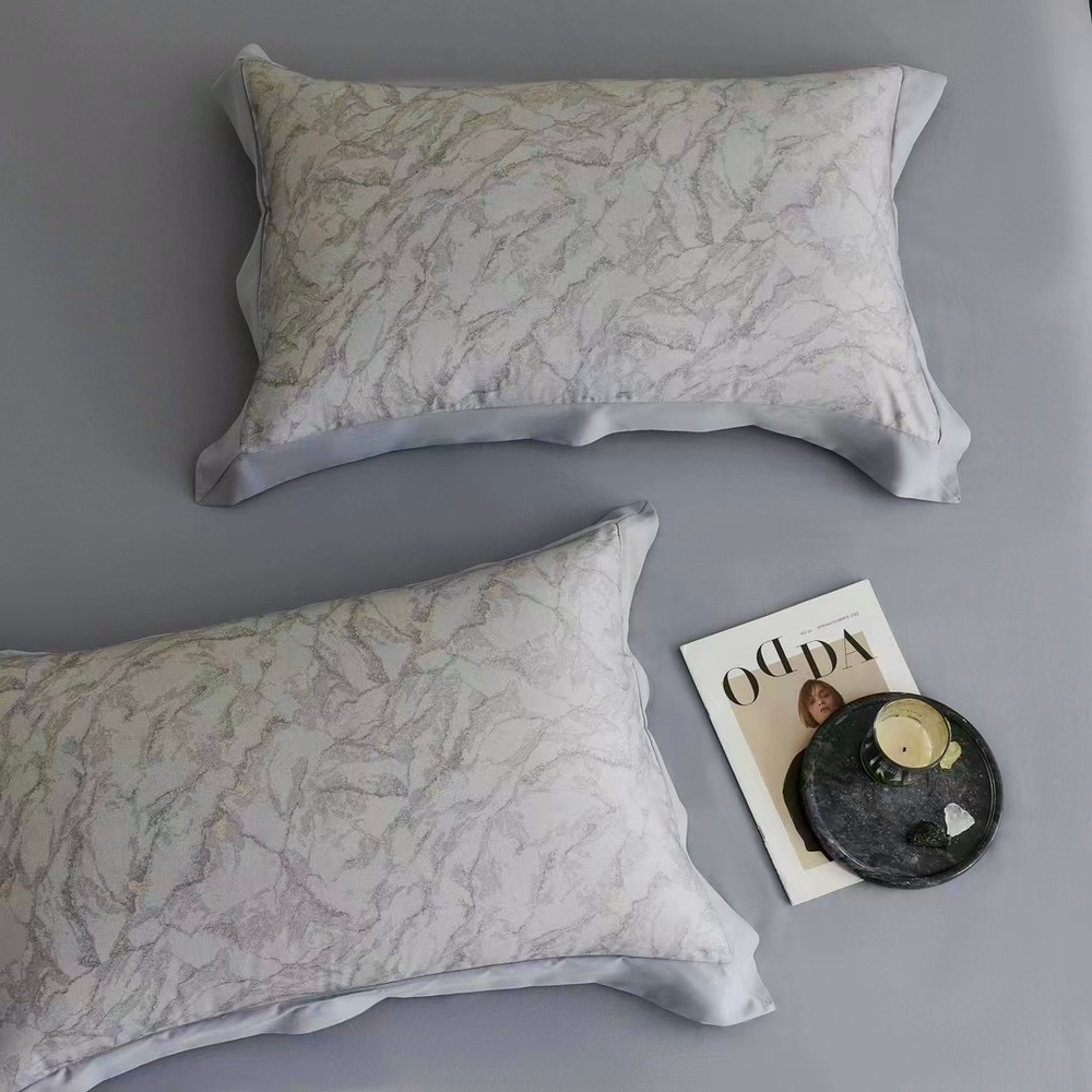 Комплект для сна с добавлением кашемира Marble Silver