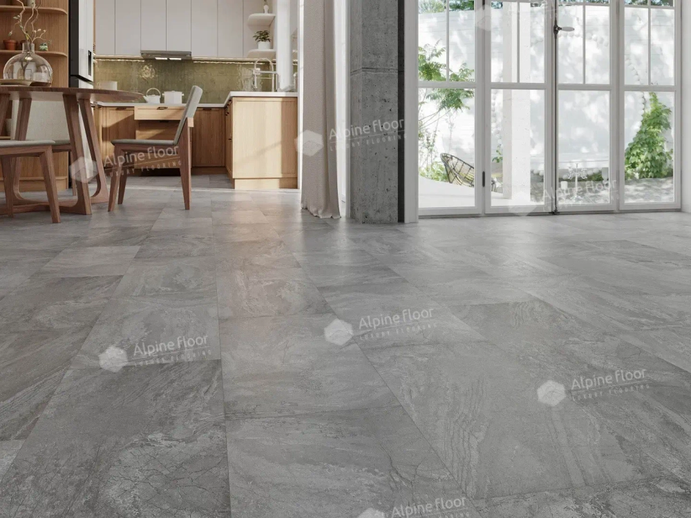 Каменно-полимерная плитка Alpine Floor Камень (Stone Mineral Core) Хэмпшир ЭКО 4-9