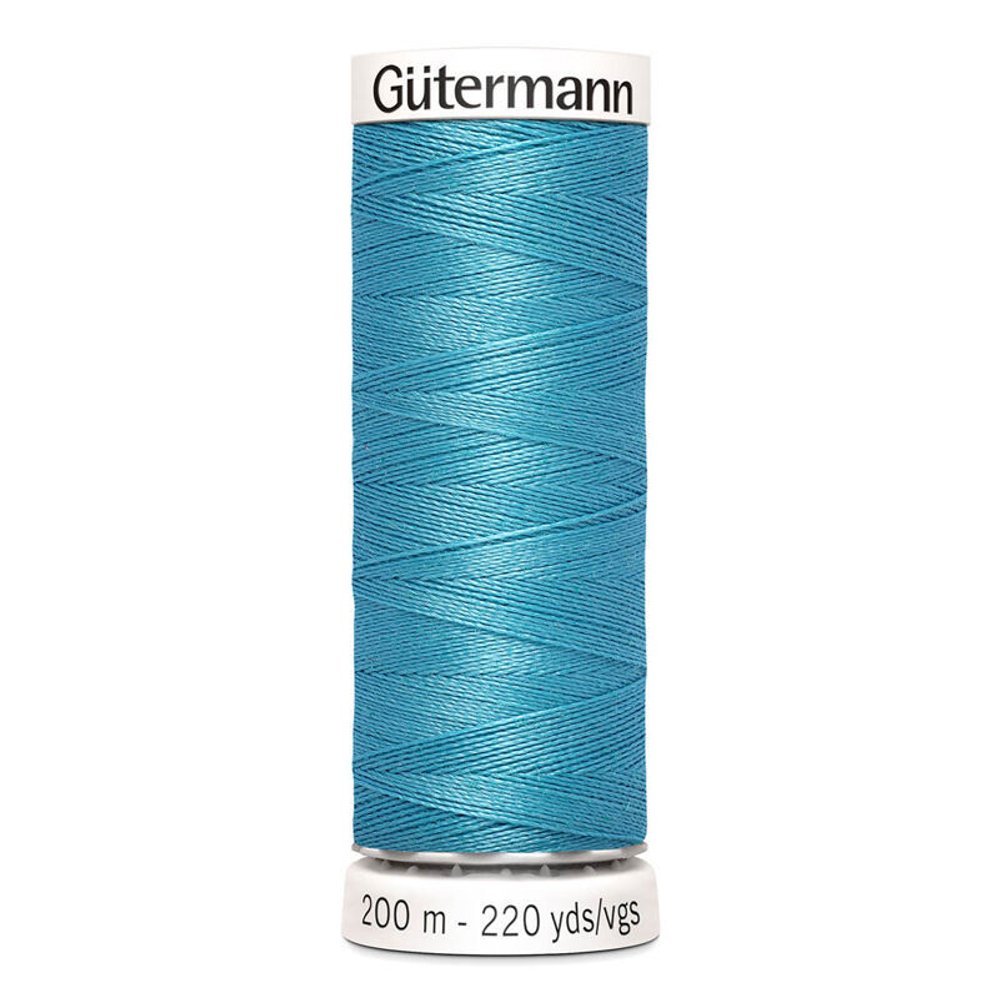 Нить Sew-All 200 м, Gutermann, 385 св.серя бирюза