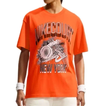 Женская теннисная футболка Nike Court Slam Short Sleeve - brilliant orange